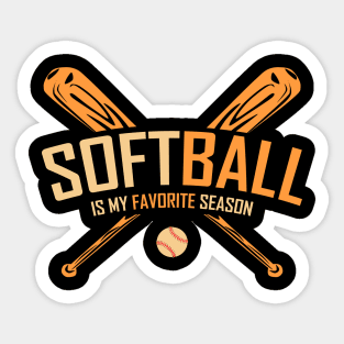 softball Sticker